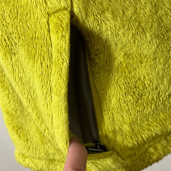 The North Face || Women’s Osito Full Zip Fleece Jacket Lime Green size M - Picture 8 of 13